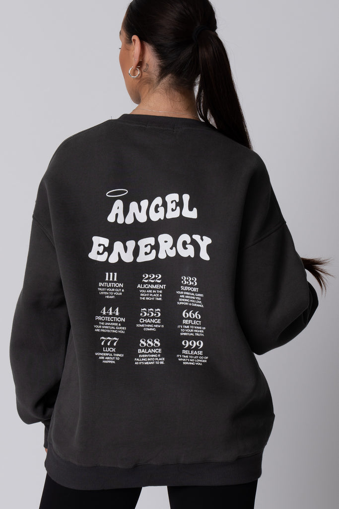 Angel Energy Crew - Black Moon Charcoal