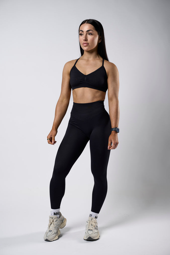 SYNERGY SEAMLESS LEGGINGS - BLACK