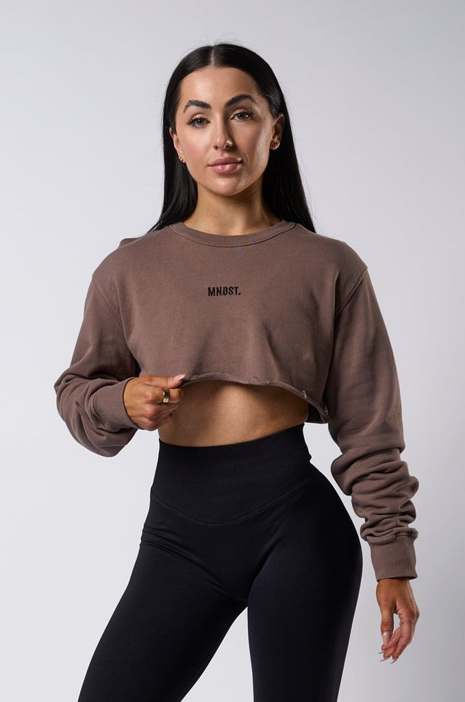 Mini Cropped Crew Neck - Musk