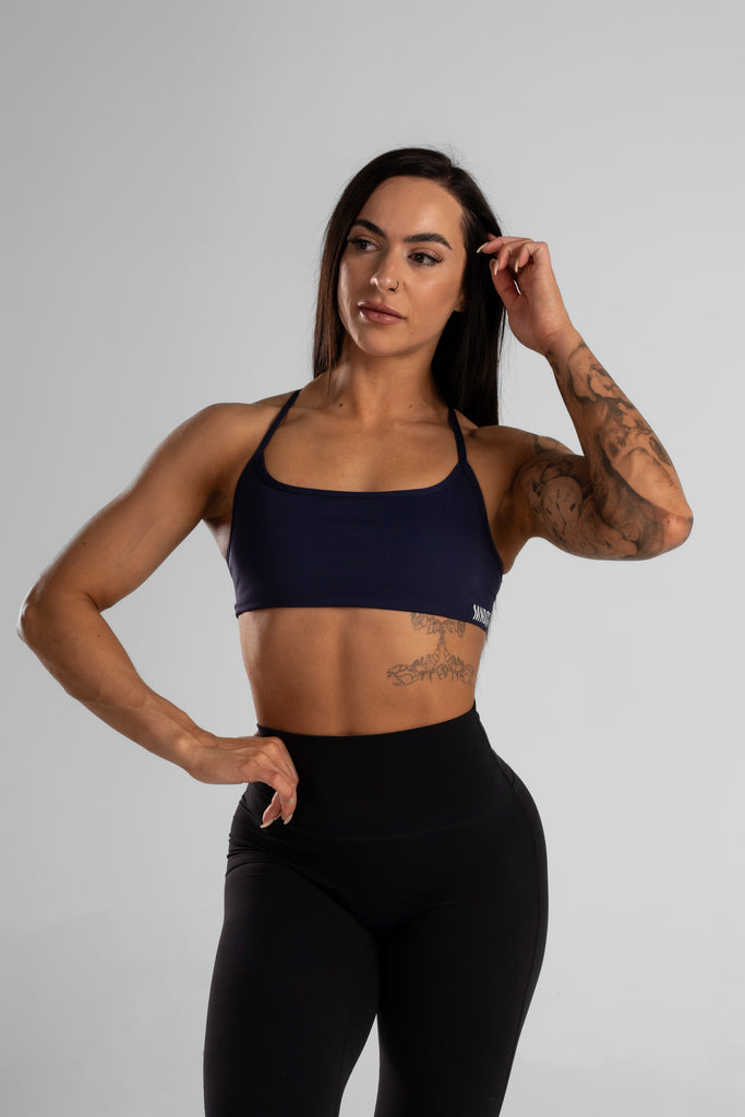 X SPORTS BRA - NAVY