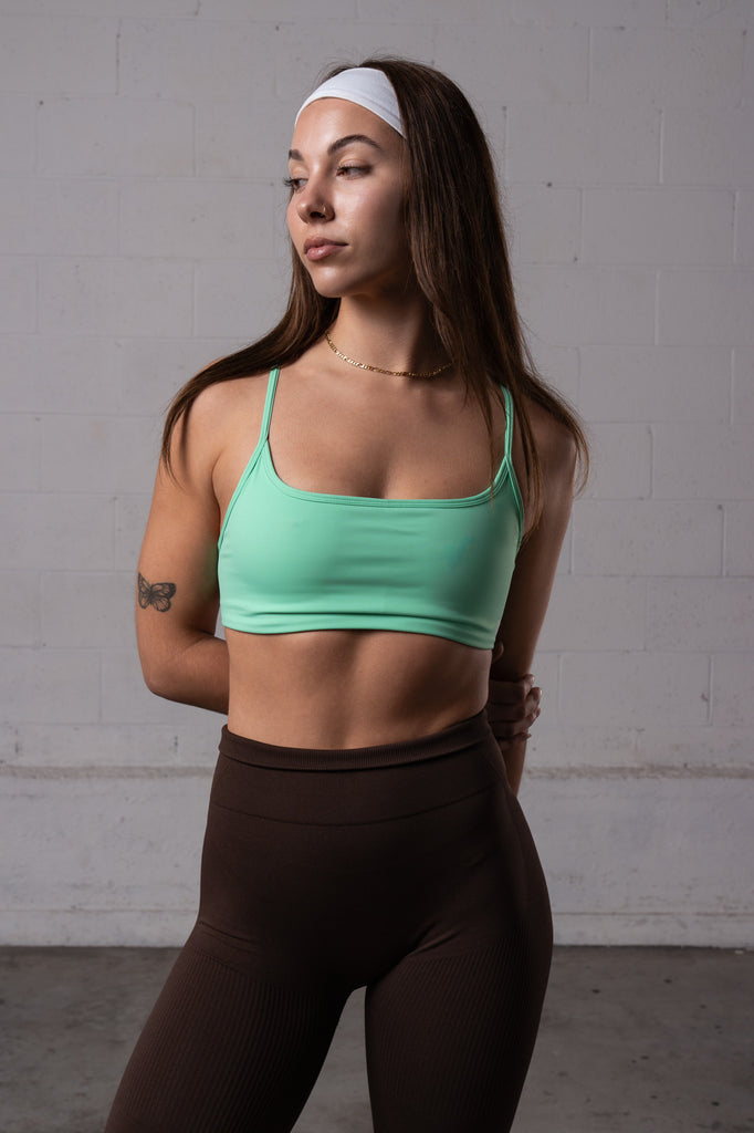 X SPORTS BRA - NEON GREEN