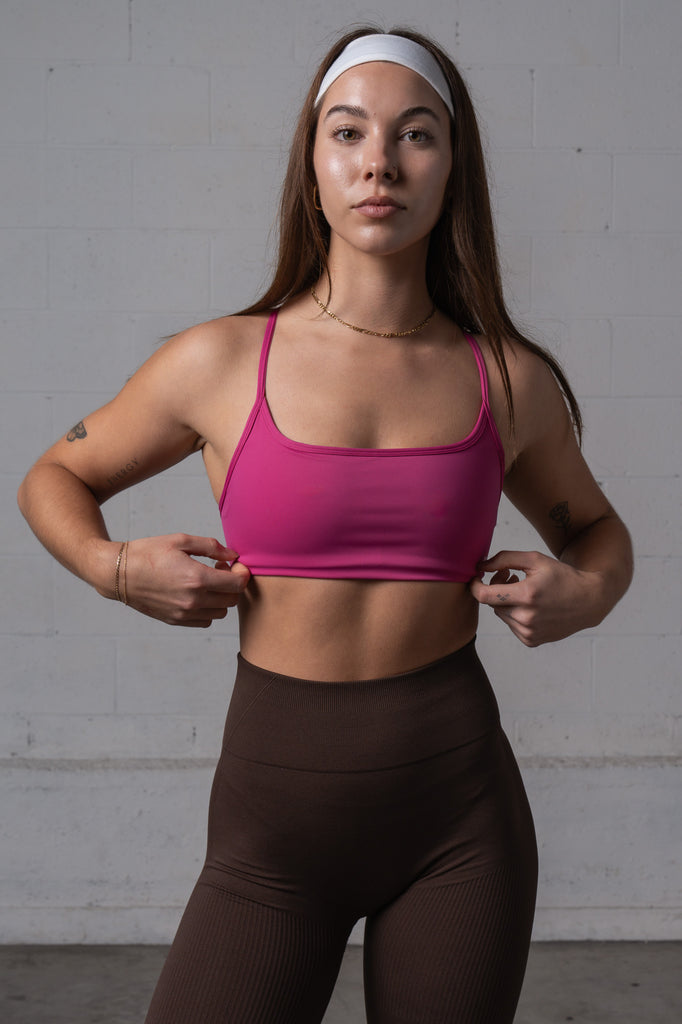 X SPORTS BRA - NEON PINK