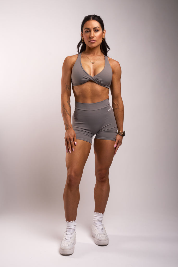 TROPIX 2.0 SCRUNCH SHORTS - GREY