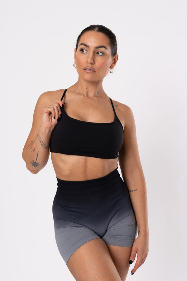 X SPORTS BRA - BLACK