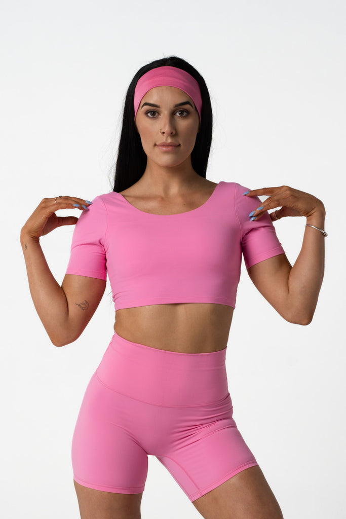 STAPLES V2 MINI TEE BRA - PINK