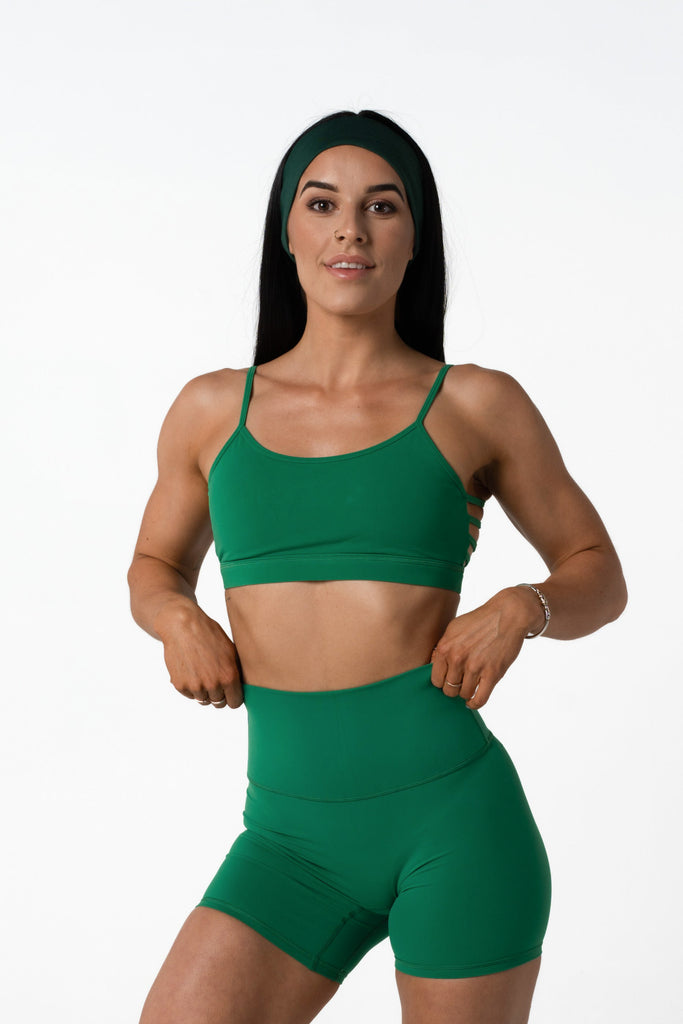 STAPLES V2 NEW ERA SPORTS BRA - GREEN