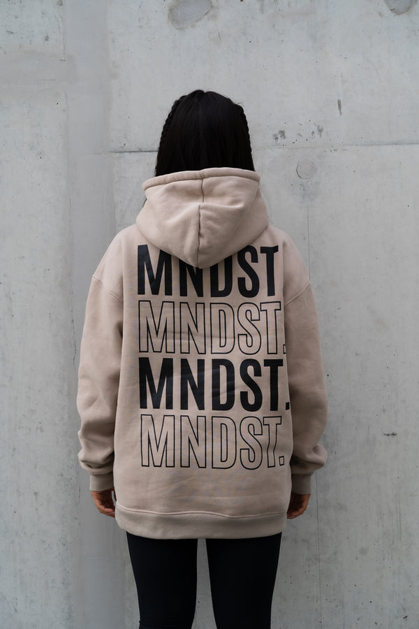 MNDST OVERSIZED HOODIE - SAND