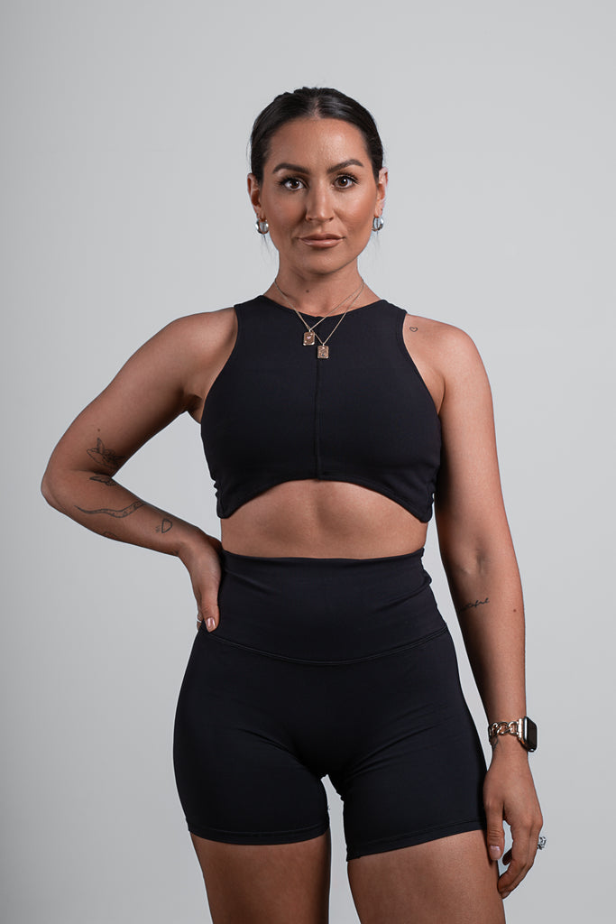 SCULPT CROP - BLACK