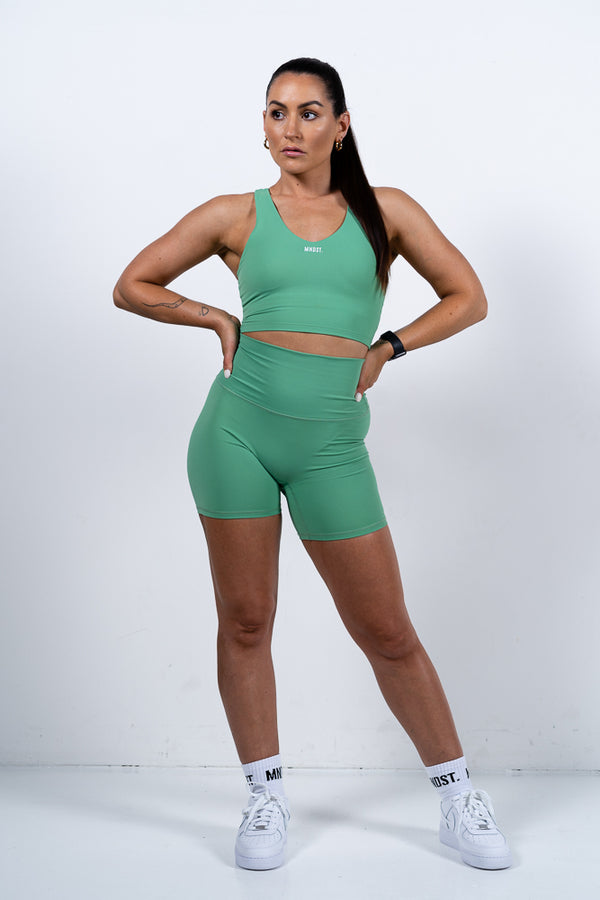 1989 Logo Sports Bra - Quiet Green