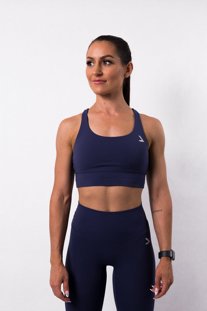 Staple Sports Bra - Slate Blue