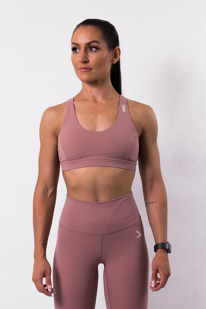 Kate Sports Bra - Dusty Pink